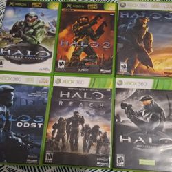 Halo CE, 2, 3, 3: ODST, Reach, & CE Anniversary Game Lot