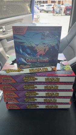 Pokémon Ascended Heroes Pin Collection & Chaos Rising ETB