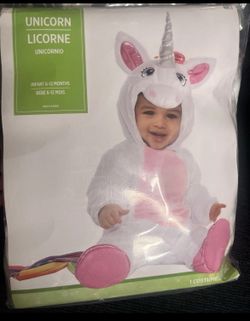 Infant Unicorn Costume 6-12 months NEW