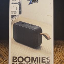 Boomies Portable Bluetooth Speaker-Black