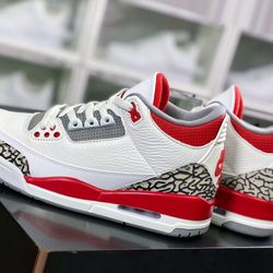 Jordan 3 Fire Red 2