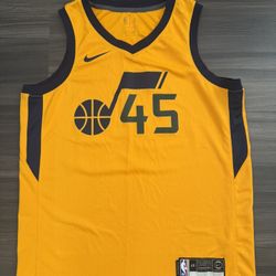 Nike Utah Jazz Donovan Mitchell #45 NBA Basketball Jersey Men's Size 48 Large
