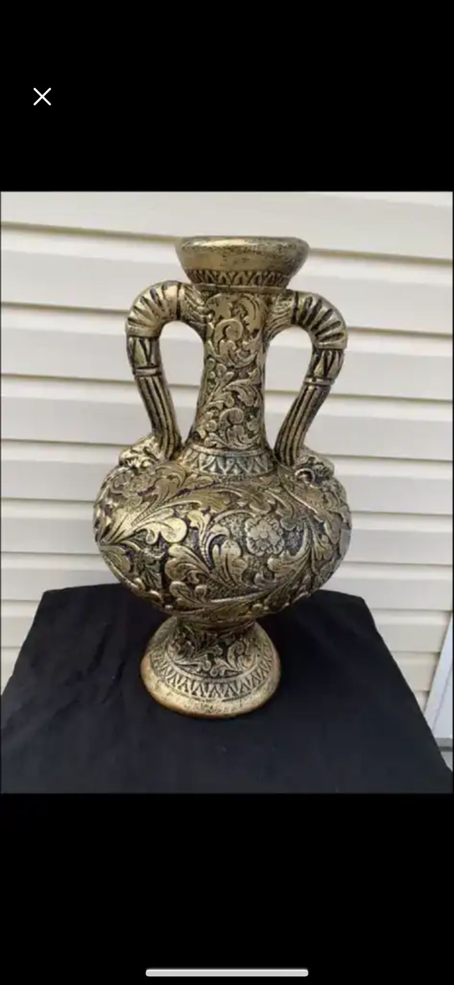 Double Handle Vase Statue