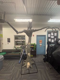 9 foot murderous maple Home Depot Halloween decoration