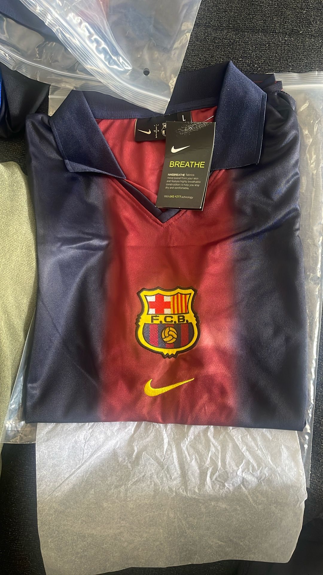 2 Medium Size Barcelona Cactus Jack Jersey And A Large