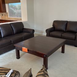 Brand New Leather Sofa & Love Seat 