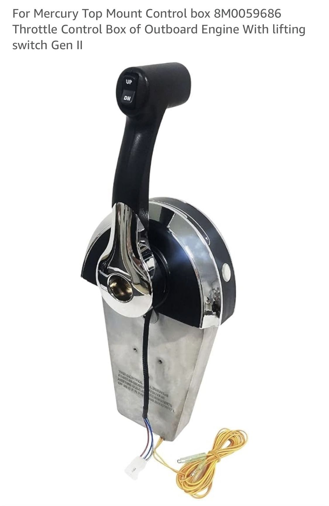 For Mercury Top Mount Control