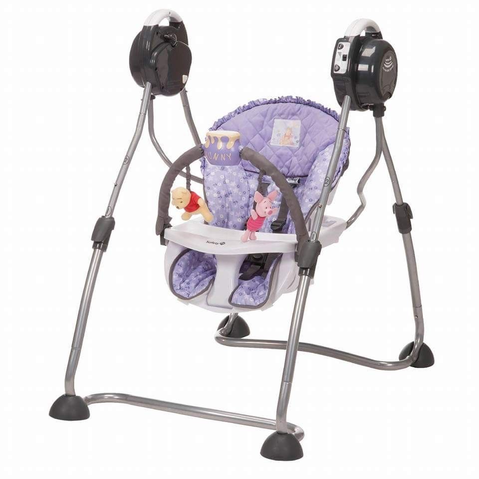 Safety 1st Winnie The Pooh Pack N Play, High Chair, Walker, Swing, Car