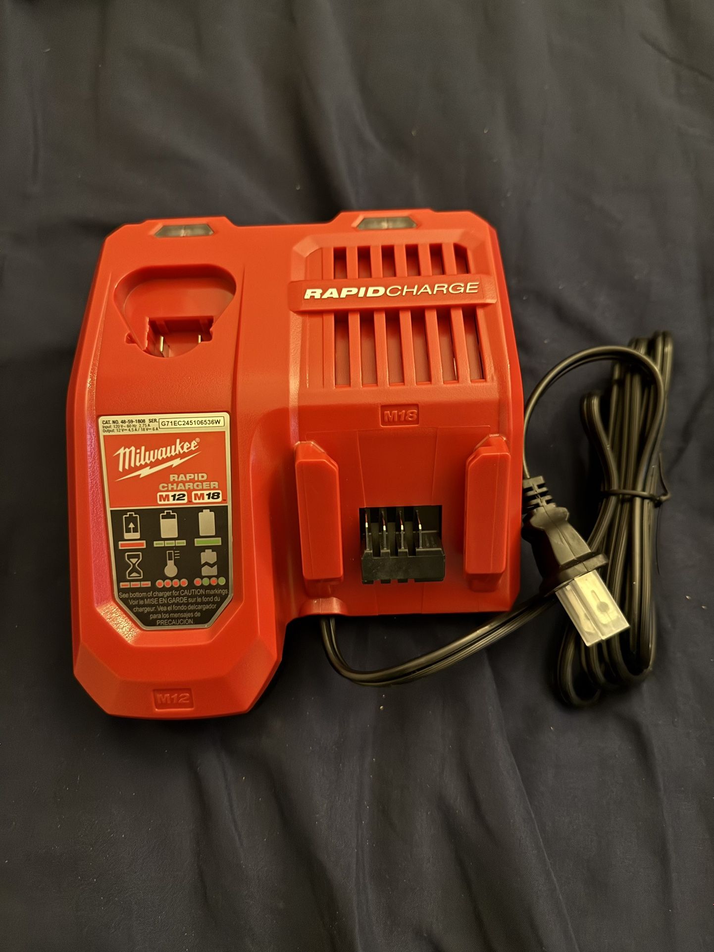 Cargador Rapido M12 & M18 Milwaukee