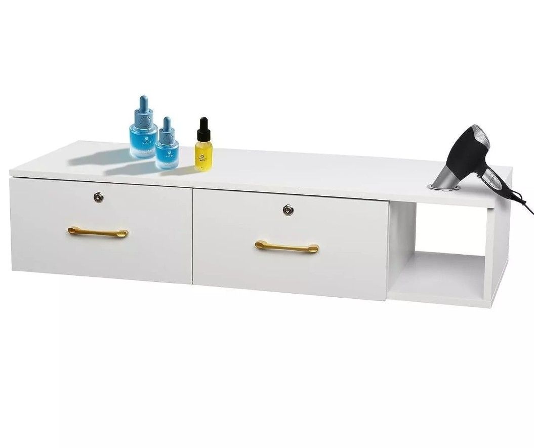 Wall Mount Hair Styling Desk