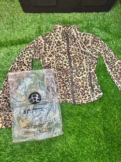 Lululemon Leopard Print Zip-Up Jacket