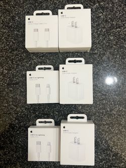 Genuine Apple Chargers & Cables - New