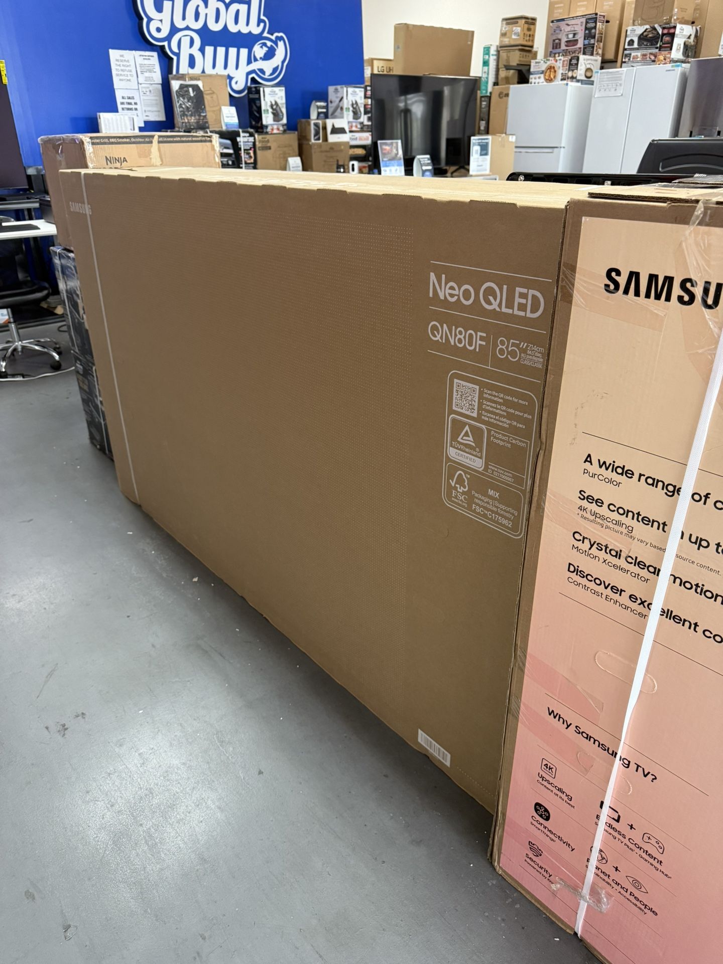 85” SAMSUNG NEO QLED QN80F 4K HDR SMART TV
