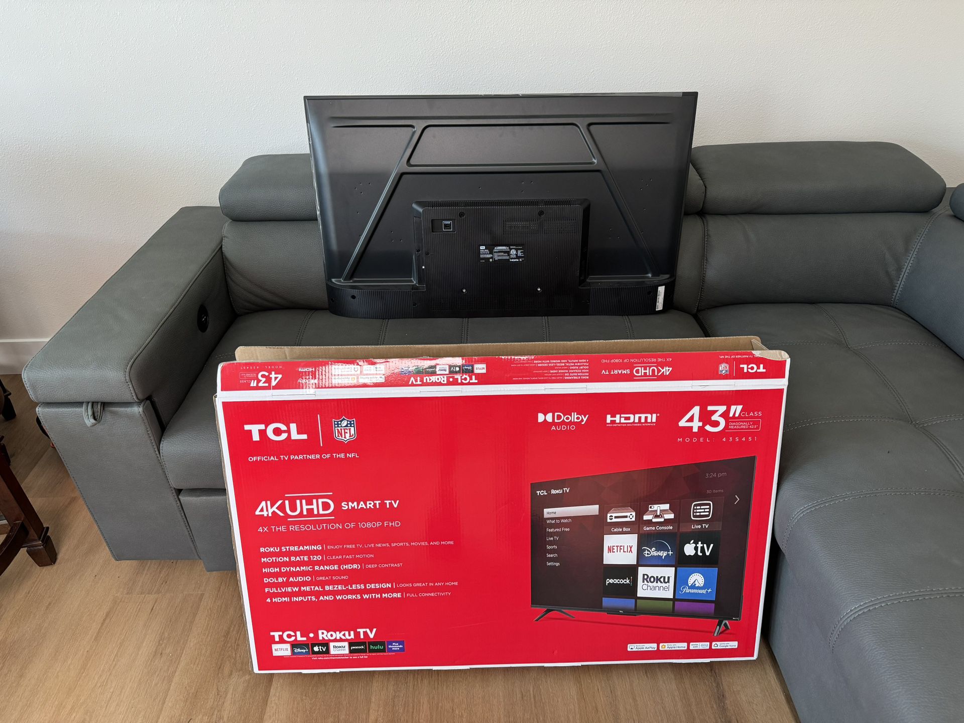 43 Inch TCL Smart TV