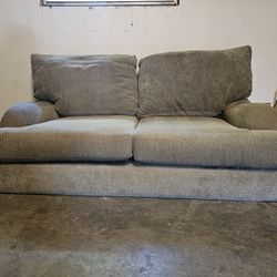 Couch with Matching Throw Pillows