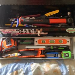 Tool box miscellaneous tools  READ DESCRIPTION