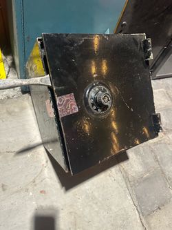 Steel safe with  combination