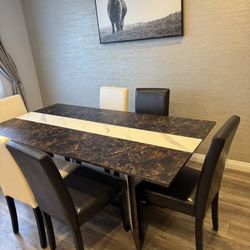 table and chairs