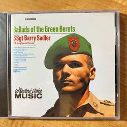 SGT. BARRY SADLER - Ballads of Green Berets - CD - NEW SEALED ** MINT