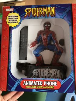 Spider-Man Animated Phone. Brand new never used