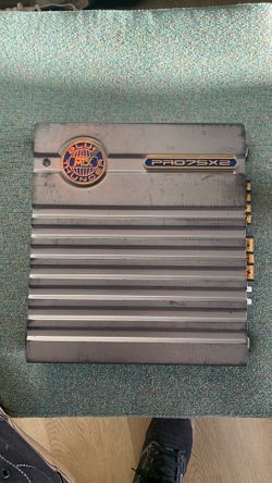 MTX blue thunder pro 75×2 amp