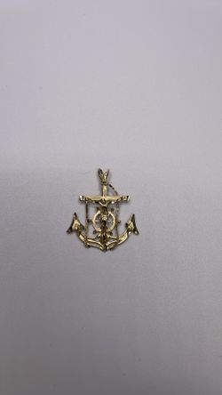 14 Karat 2.8g Anchor Crucifix pendant
