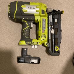 Ryobi Cordless 18v 16 Gauge Finish Nailer