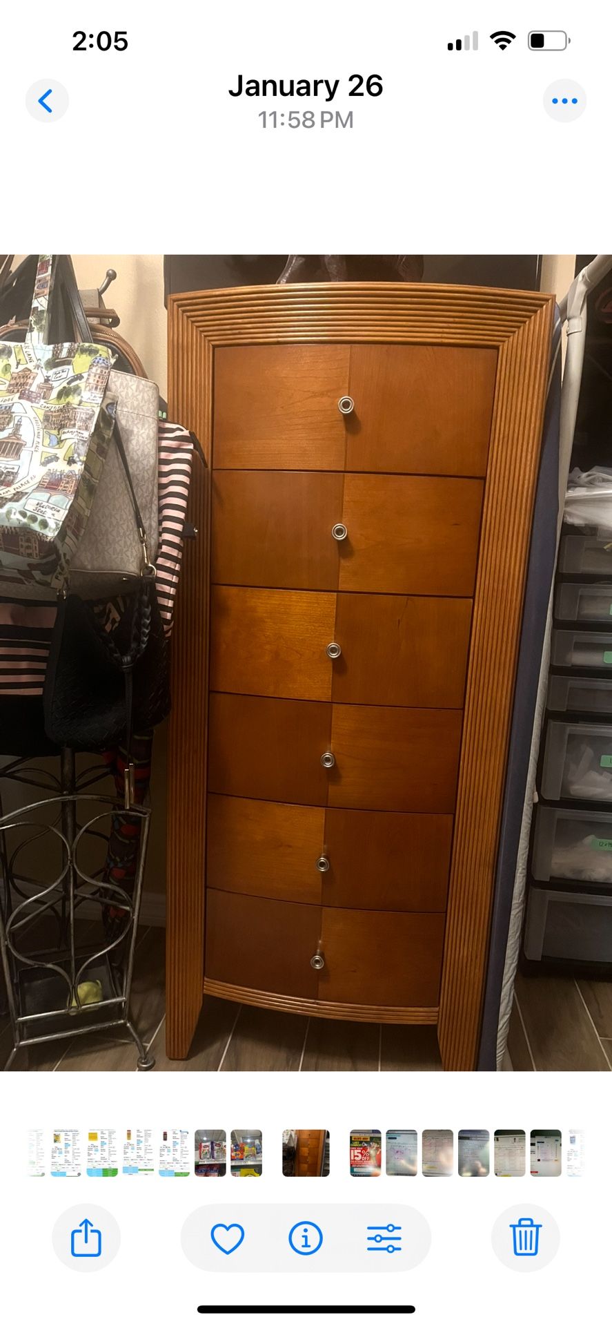 Bedroom furniture ( desk with hutch, chest of drawers, nightstand, file cabinet, Tv cabinet, 