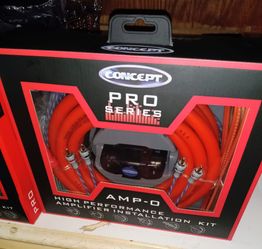 Concept Pro Series 0 Gauge Amp Kit Brand New In The Box
