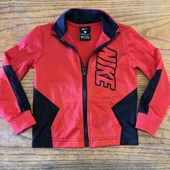 Like New Nike Red / Black Toddler Athletic Smooth Jacket Size 2T 