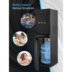 Bottom Loading Water Cooler Dispenser, Anti-Scalding Design, Self Clean, Child Safety Lock