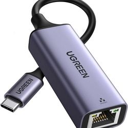 UGREEN USB C to Ethernet Adapter, Plug and Play Ethernet Adapter, 1Gbps Gigabit RJ45 to Type-C (Thunderbolt 4/3 Compatible) Network Dongle, Compatible