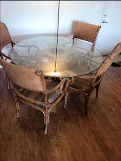Dining room table and chairs