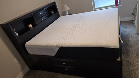 King Bedroom Set + Nectar Classic 12 Memory Foam Mattress 