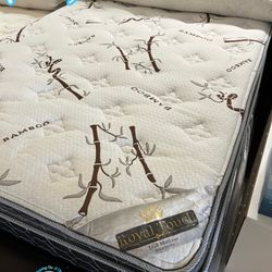 King Mattress And Box Set Pillowtop New Cama Beds 