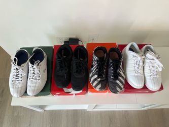 Lot of 4 Sneakers Nike Lacoste K-Swiss