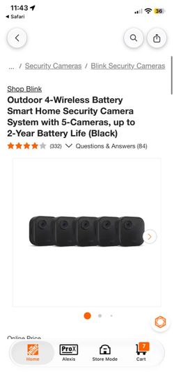 Blink Outdoor Wireless Security Camera System 5-Pack