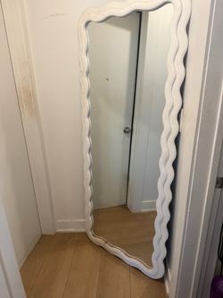 Scalloped Wave Mirror — $50