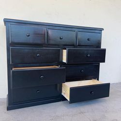 9 Drawer Black Pine 