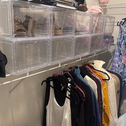 Acryllic Shoe & Purse Boxes 