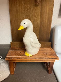 Vintage duck planter