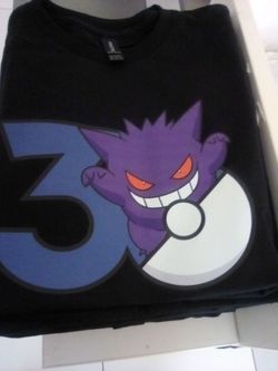 30 th anniversary custom pokemon shirts