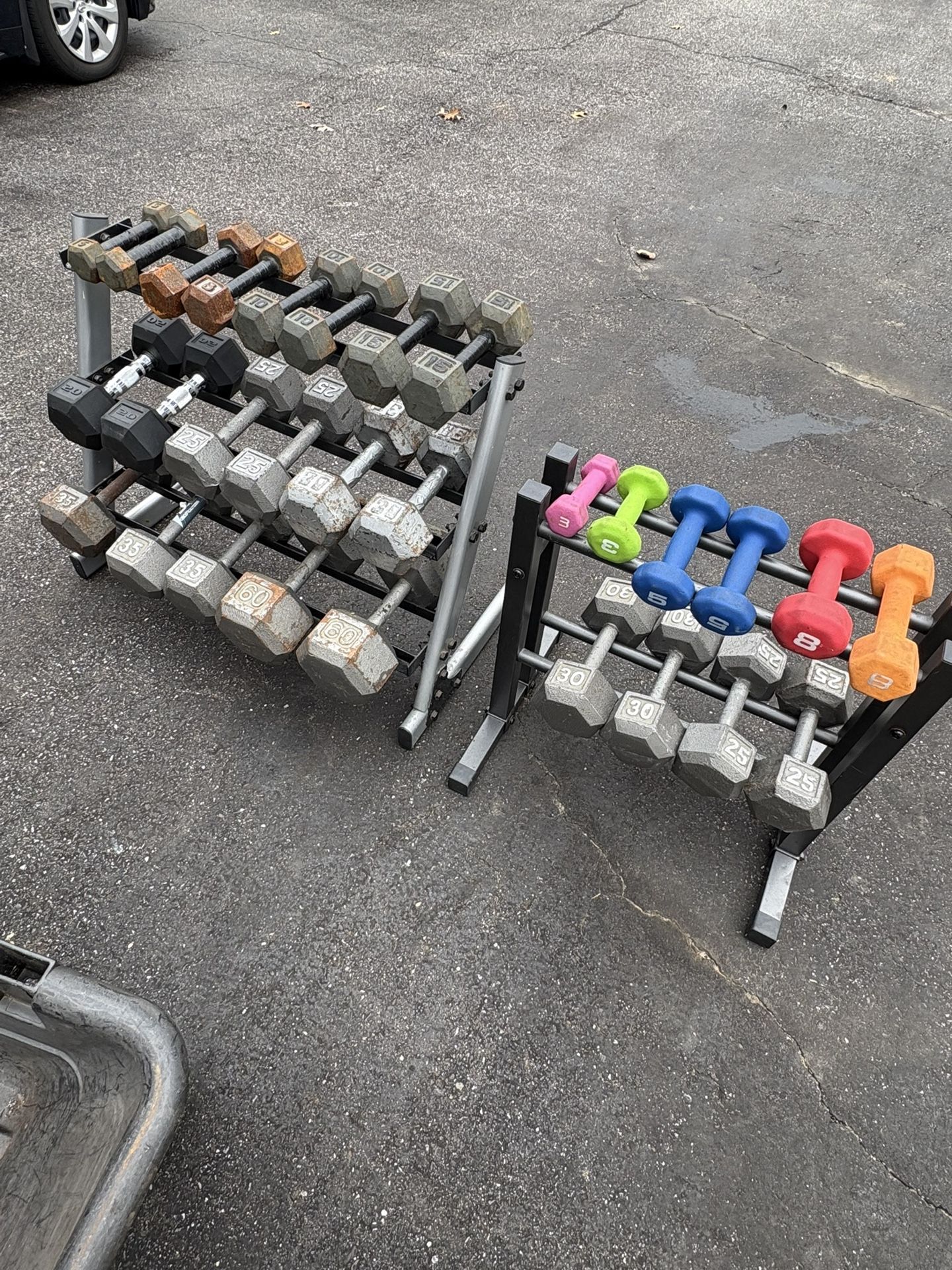 Dumbbells And Racks