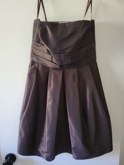 Bridesmaid dress dark brown Size 6 Ann Taylor