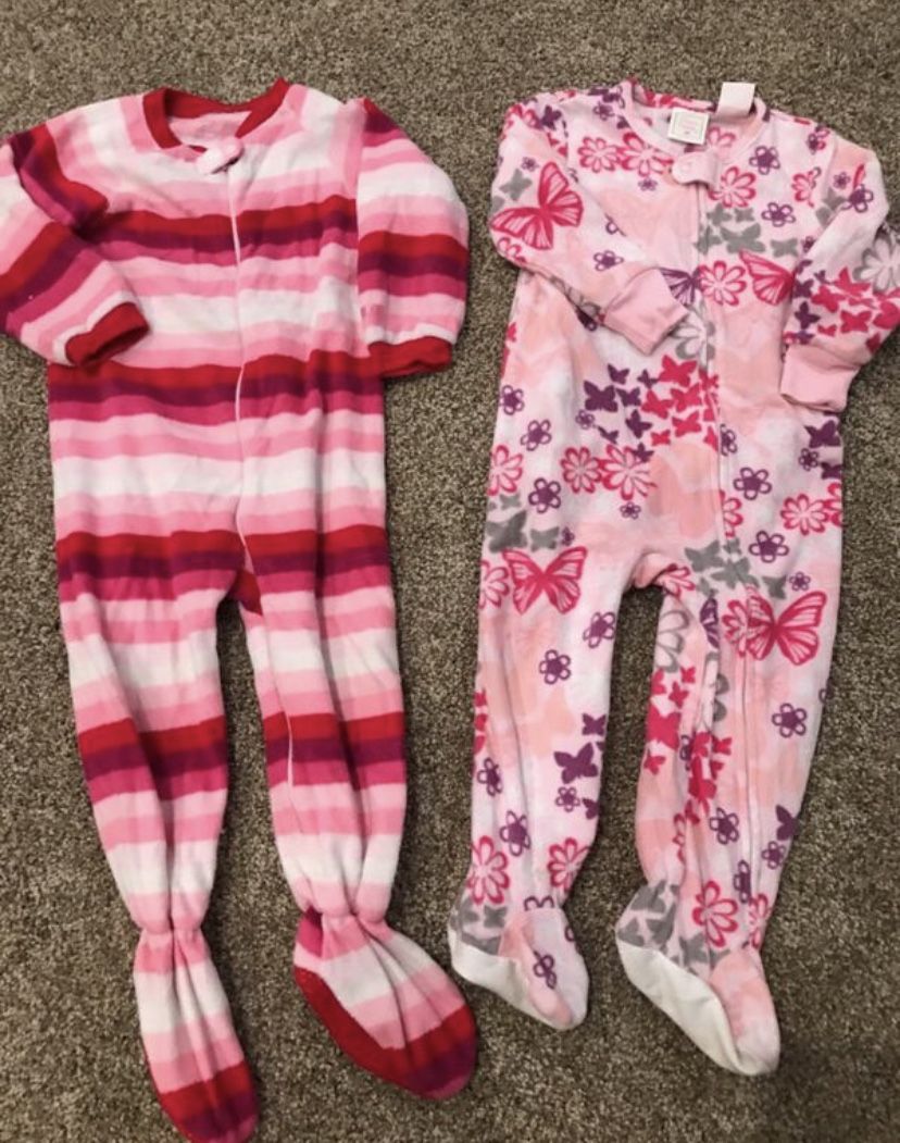Toddler Girls 2T pj lot
