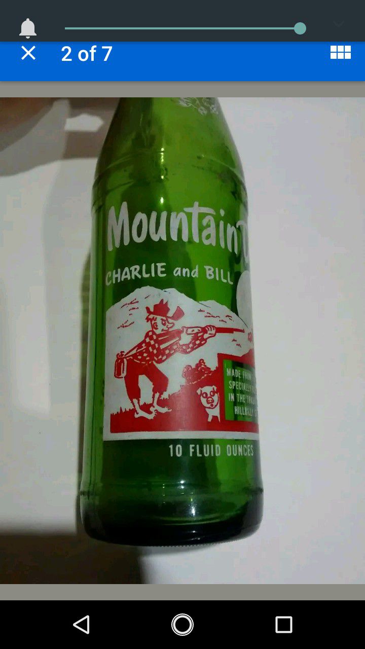 Charlie bill mtn dew bottle Johnson City TN