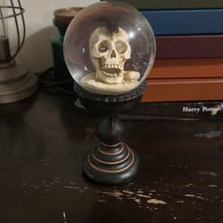 Skull Snow Globe Stand