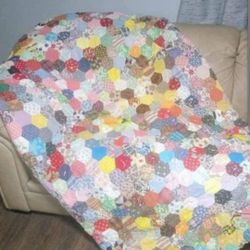 Vintage Homemade Quilt