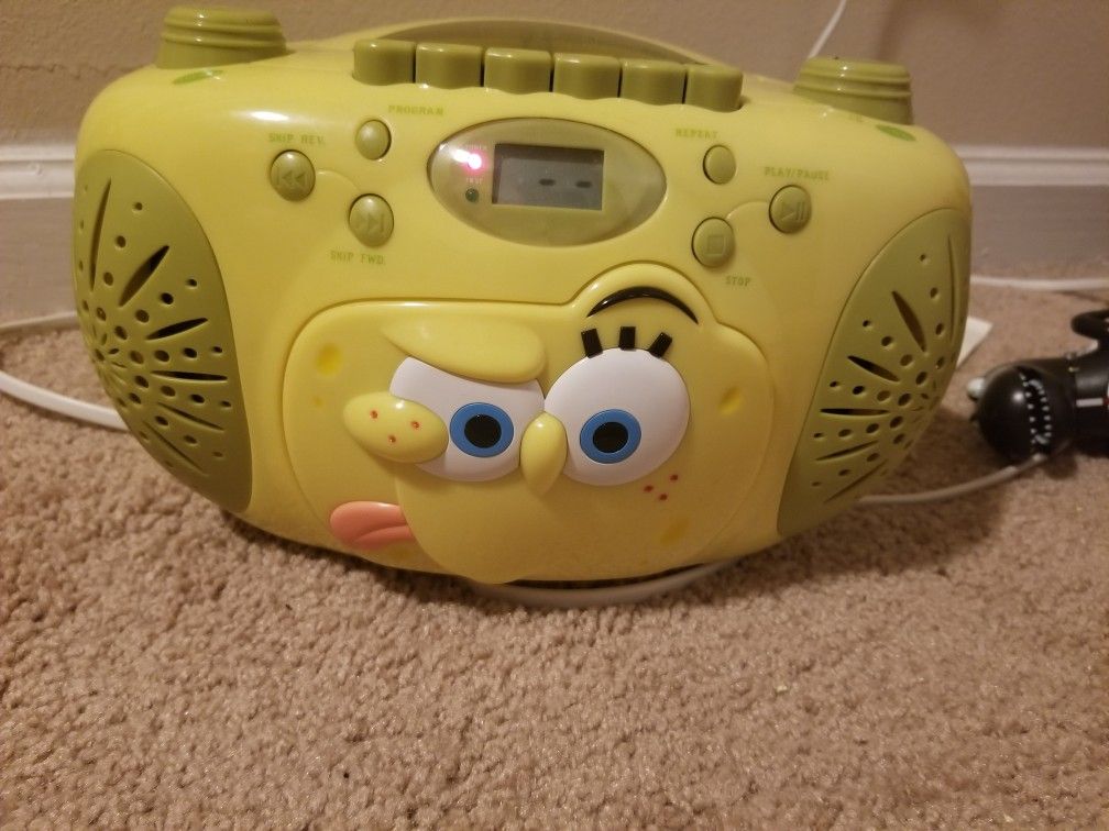 Spongebob cd/radio player