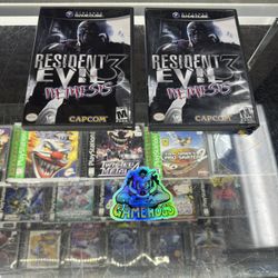 Resident Evil 3 Nemesis GameCube $120-$140 Each Gamehogs 11am-7pm